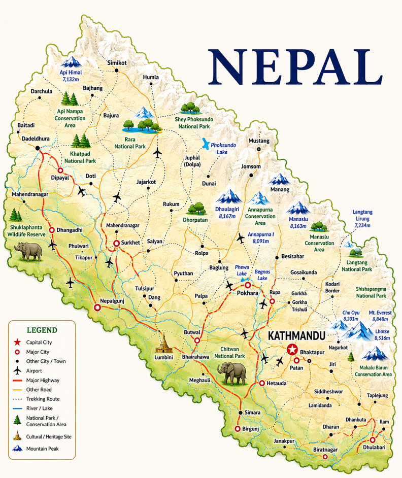 Nepal Map