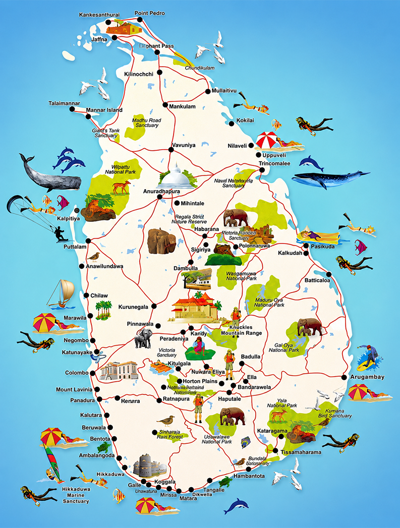 Sri Lanka Map